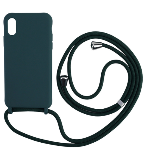 Compatible With Thick Skin Feel Lanyard Phone Case