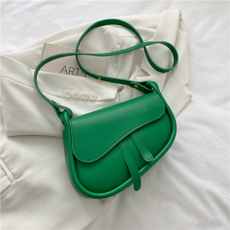 Simple Women Fashion Shoulder Bag Green - Shop at LoveMi