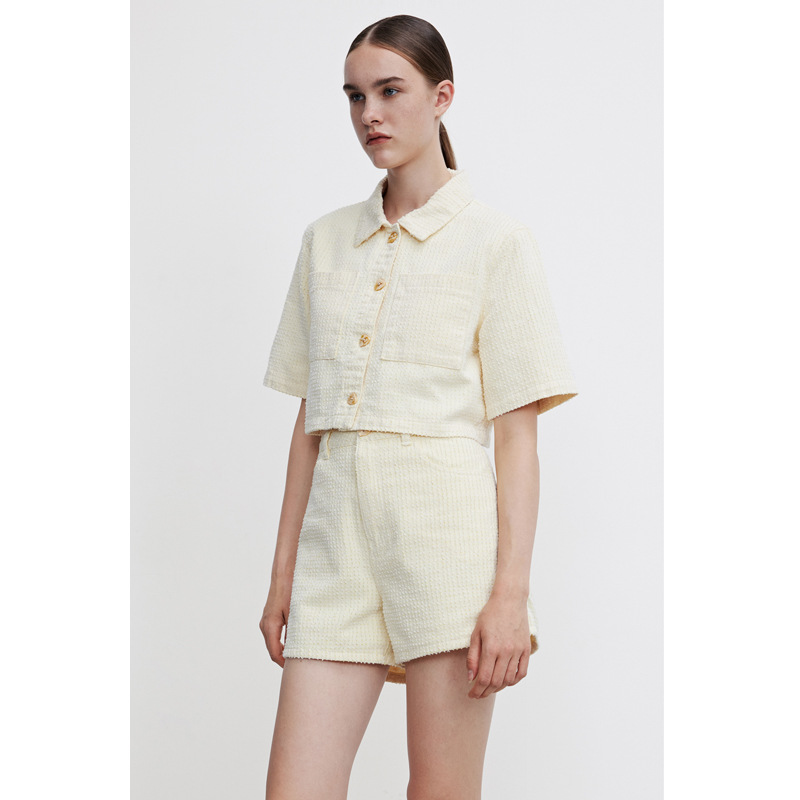 Western Style Chic Casual Short Shirt