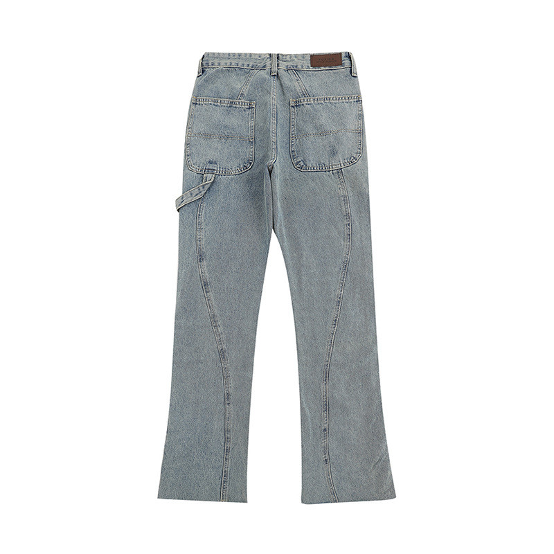 Title 1, Mode en veelzijdige dames jeans met rits en fla...