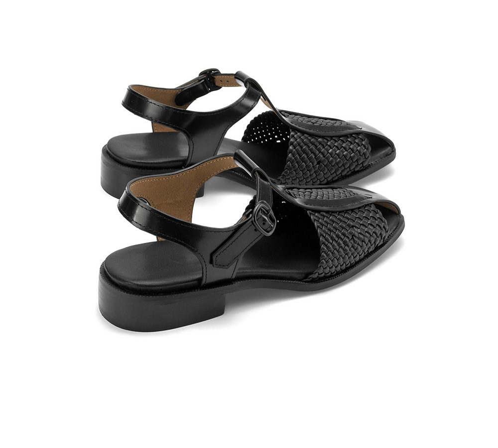 Woven Leather Sandal Packaging - Sarah Express