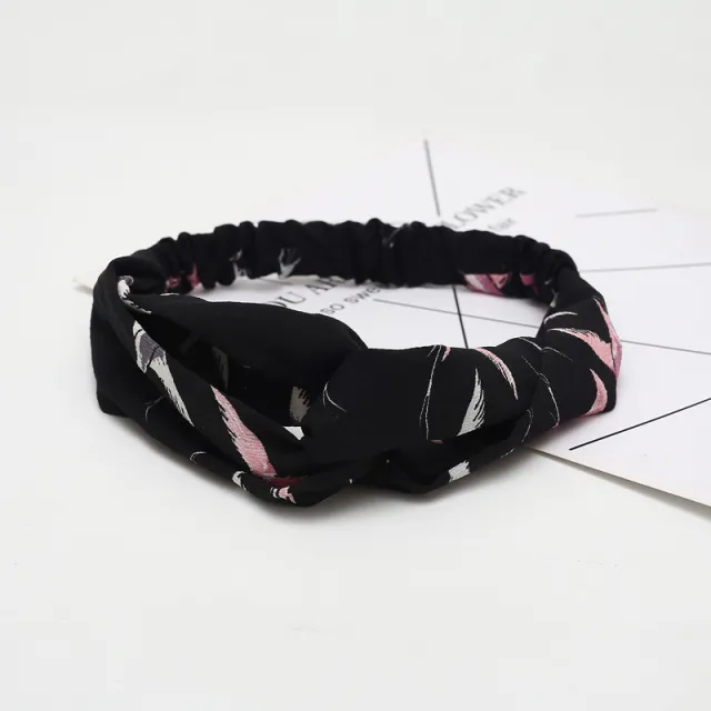 Flower elastic silk hair band Swallow - Shop at LoveMi