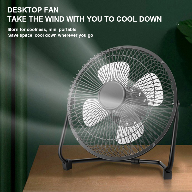 Portable Mini USB Cooling Fan 360 Small Desktop Desk Quiet Computer6inch