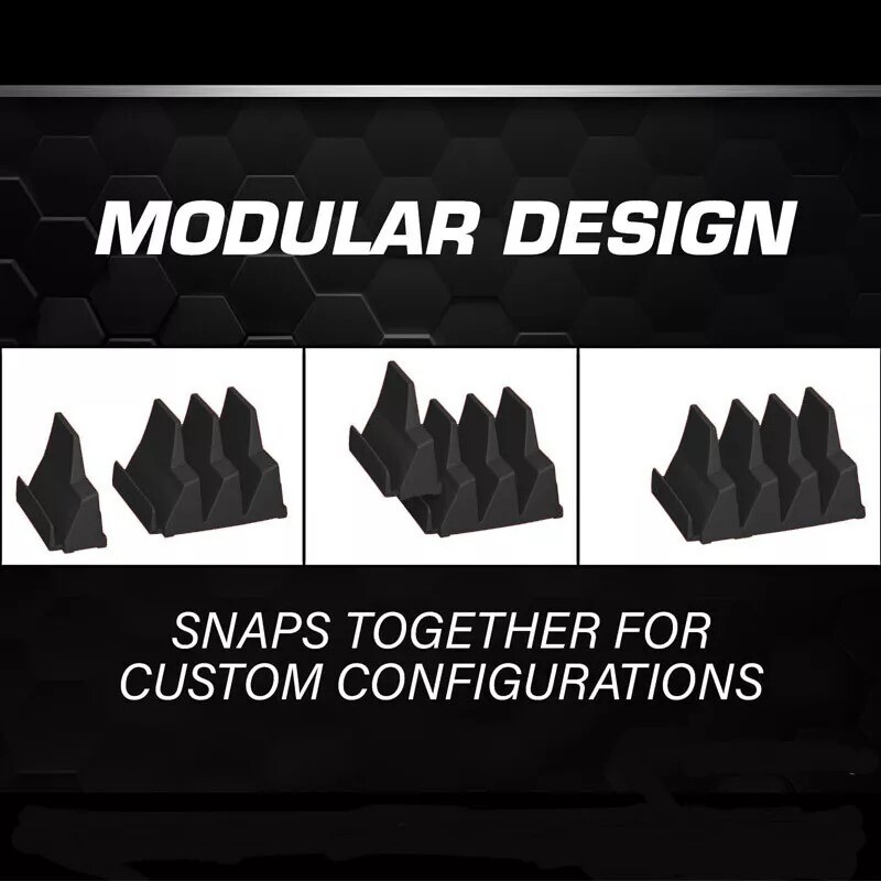 80PCS Magnetic Wrench Organizer Widget Portable Tool Storage Shelf Black — image 2