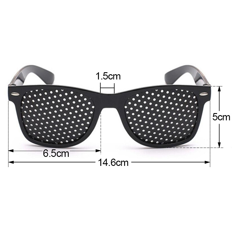 2Pcs Pinhole Glasses Eyes Correction Exercise Eyesight Vision Care Improvement A - Image 1