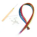 10Feather Hair Set
