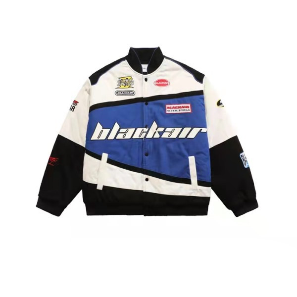 Niche American Retro Baseball Jacket Motorcycle