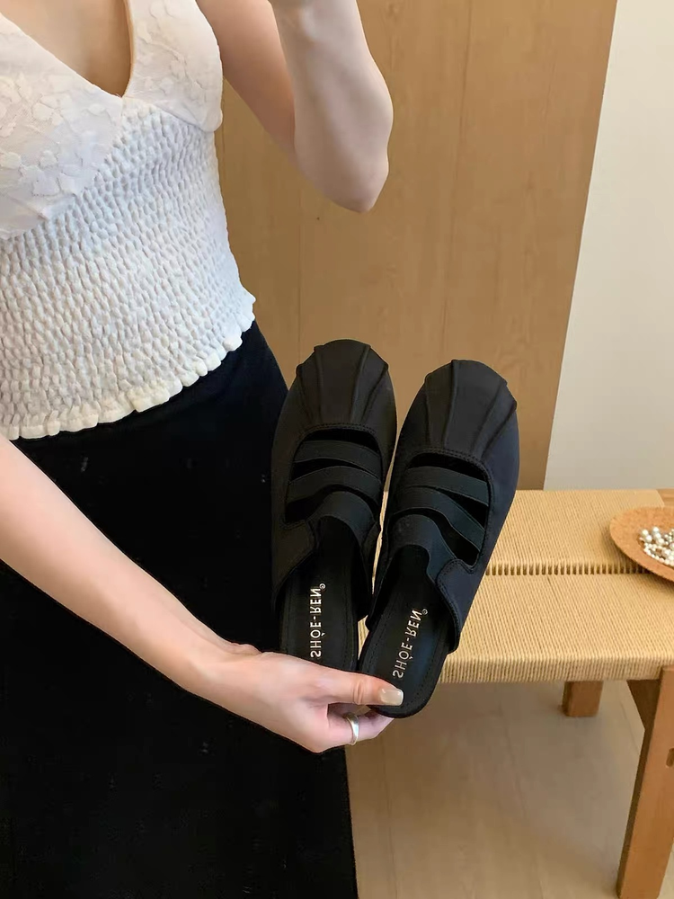 Women's Summer Strappy Flat Ballet Shoes, Casual Beach Slip On Dancing Flats — view 2