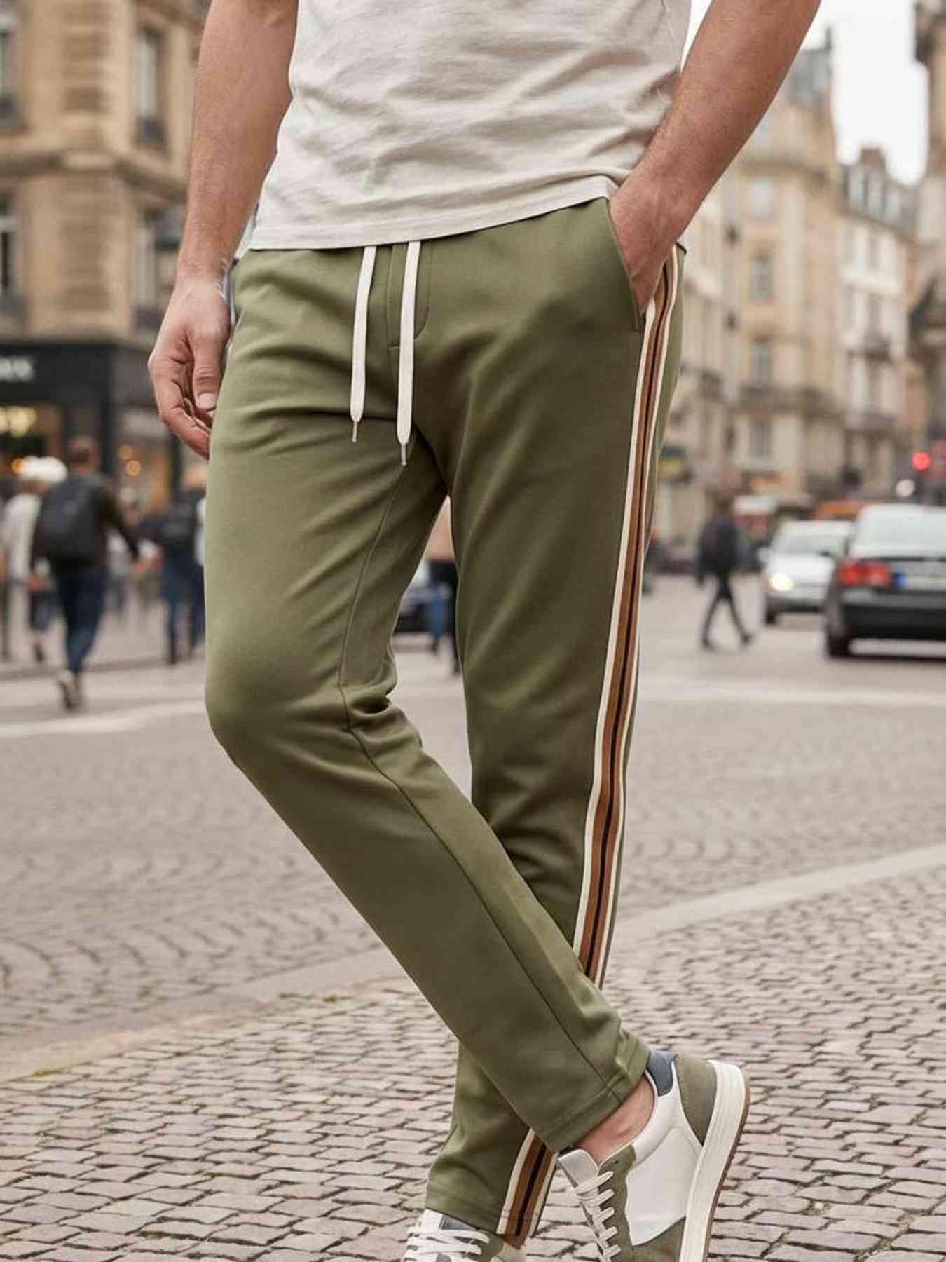 Casual Pants, Trendy And Fashionable Casual Pants, Men's Pants, Men's Pants, Long Pants, Straight Pants, Corduroy Casual Pants, Tight-fitting Casual Pants, Anti-wrinkle Casual Pants, 9-inch Pants, Men