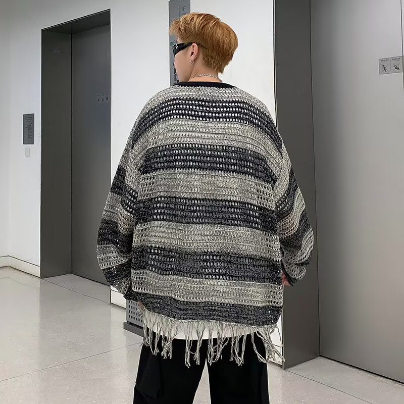 Men's And Women's Same Spring And Autumn Idle Style Loose Casual Long Sleeves Knitwear - Image 3