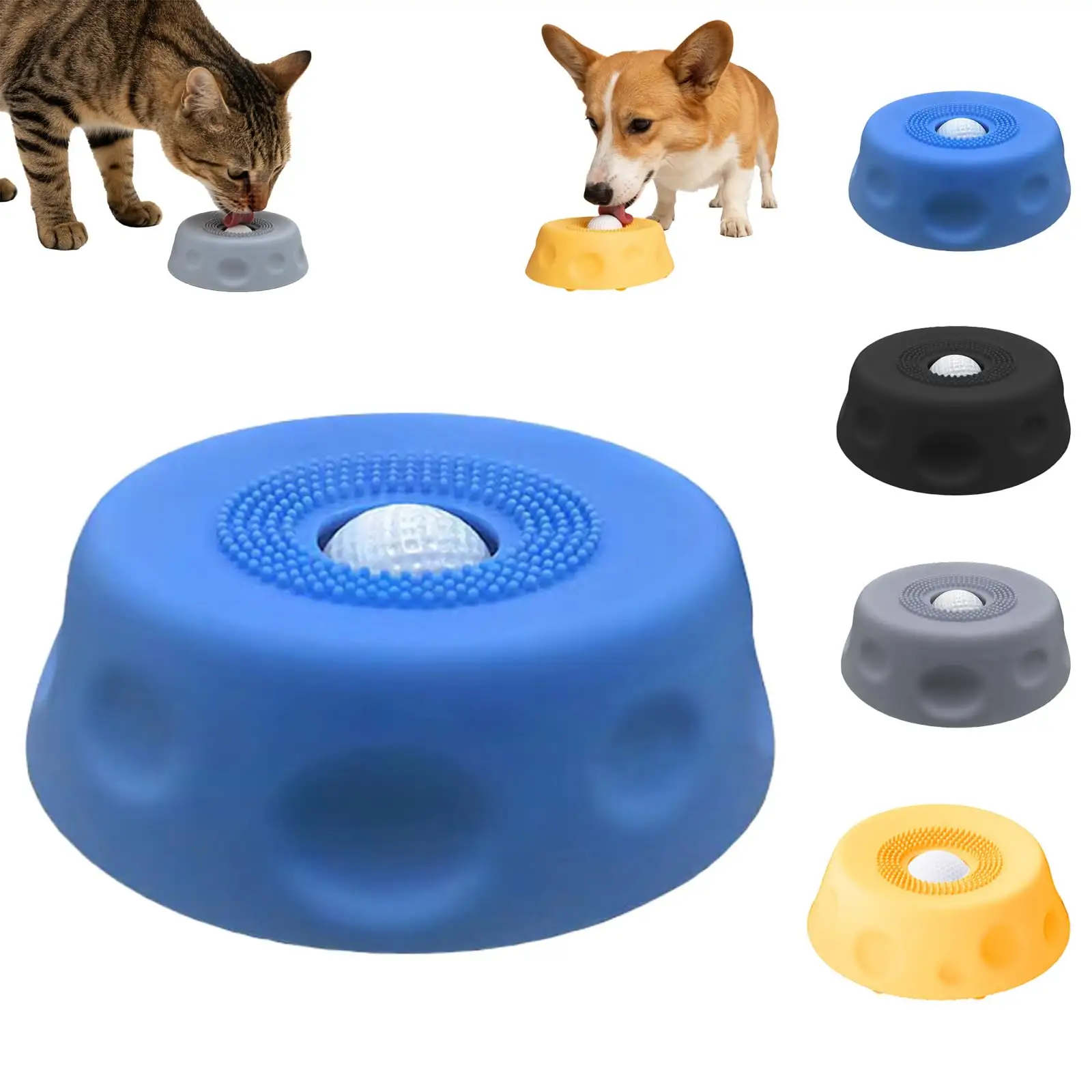 Dog Lick Bowl With Ball, Ball