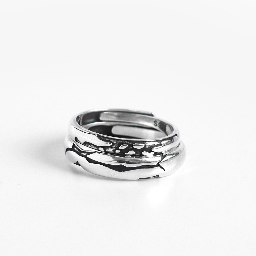 Title 1, Couple Fashion Sterling Silver Ring