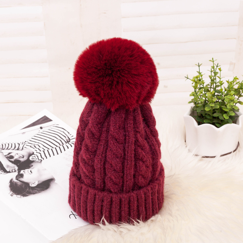 New Style Ladies Winter Hat Warm Twist Woolen