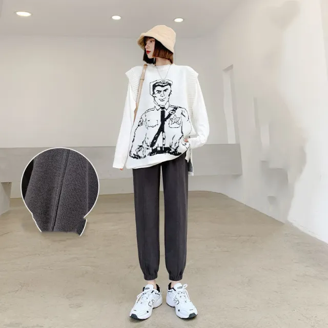 Sports Pants Women's Trousers Spring And Autumn New Thin Style Grey - Shop at LoveMi