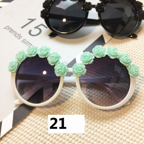 Title 12, Handmade flower diamond sunglasses