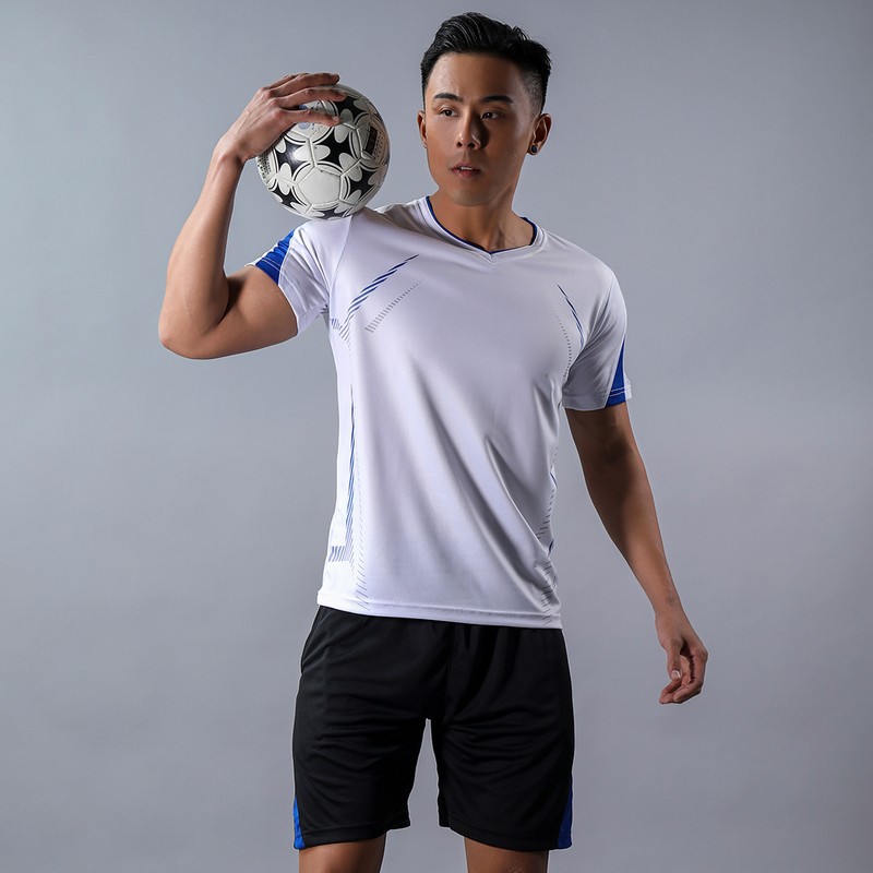Men's Quick-drying Clothes Running Training Loose Large Size Basketball Fitness Short-sleeved T-shirt Shorts