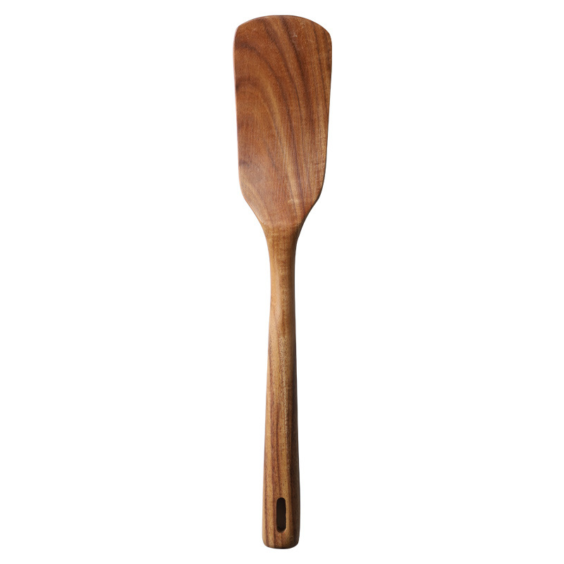 Title 6, Long Handle Solid Wood Slotted Turner Lovesickn...