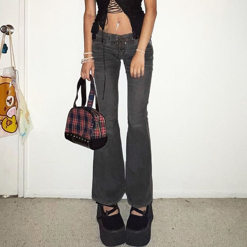 Slim Slim Women's Solid Color Trousers