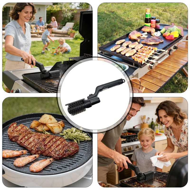 Electric Grill Cleaning Brush Rotary BBQ Cleaner Tool 3-Speed 2600mAh Cordless — image 7