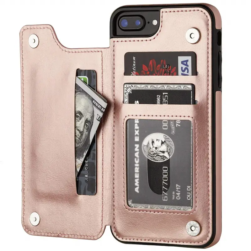 Suitable Mobile Phone Case With Card Slots Left And Right Openings