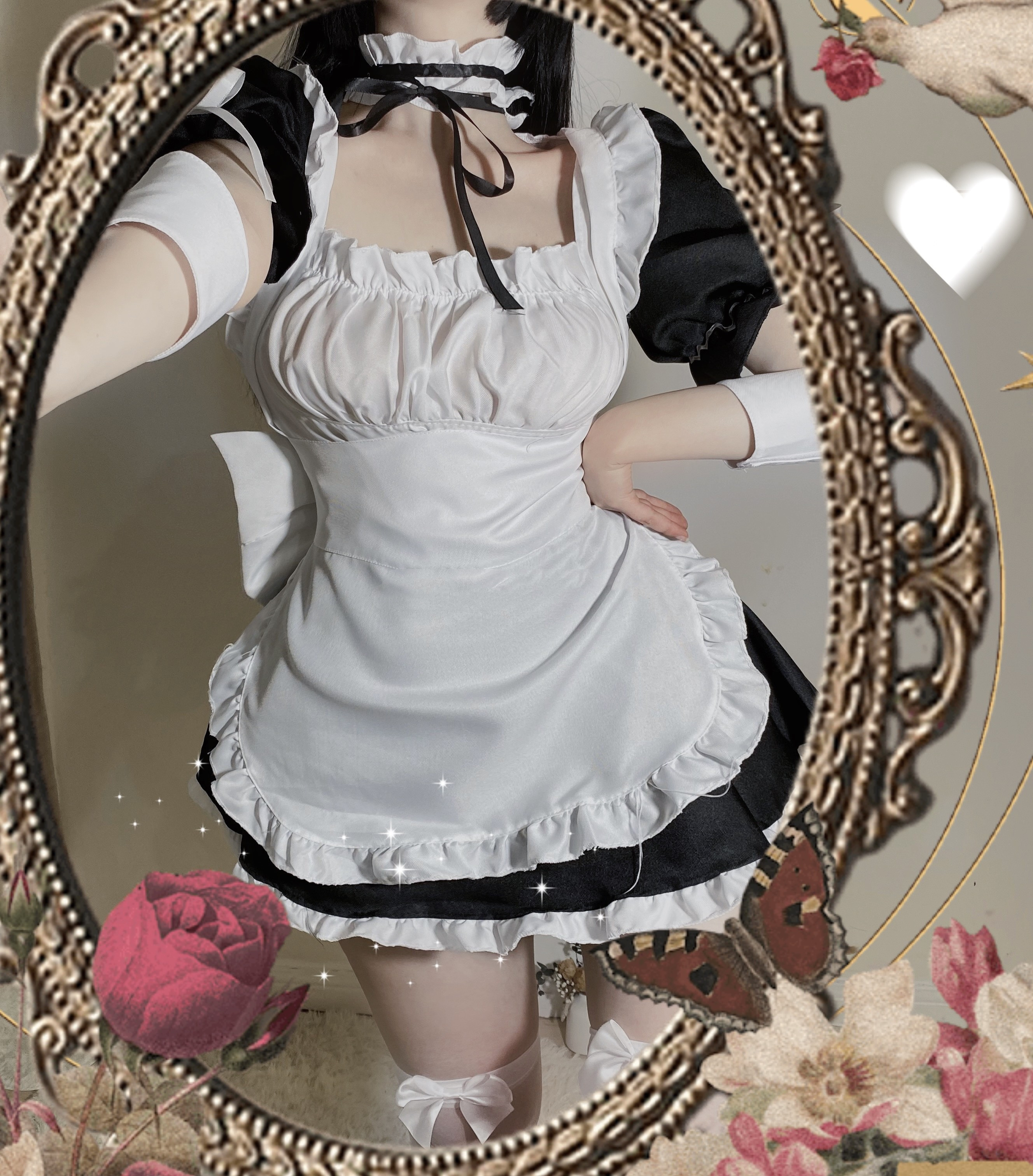 Title 6, Two Dimensional Dome Girl Maid Outfit Sexy Pajamas