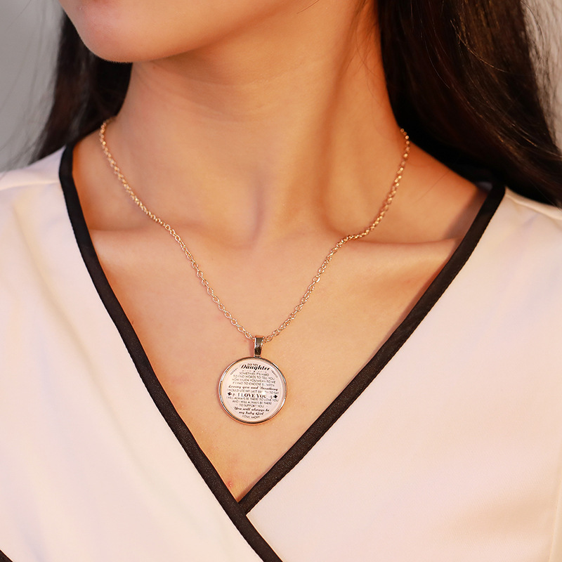 Child Family Necklace Personality Letter Necklace