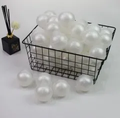 Eco-Friendly Colourful Ball Pits Soft Plastic Ocean Ball Transparent Water Ocean Wave Ball - White - View 1