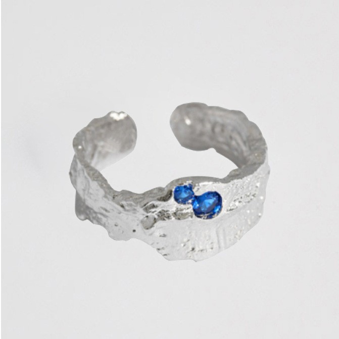 Title 6, Hoogwaardige ring met onregelmatige diamant en ...