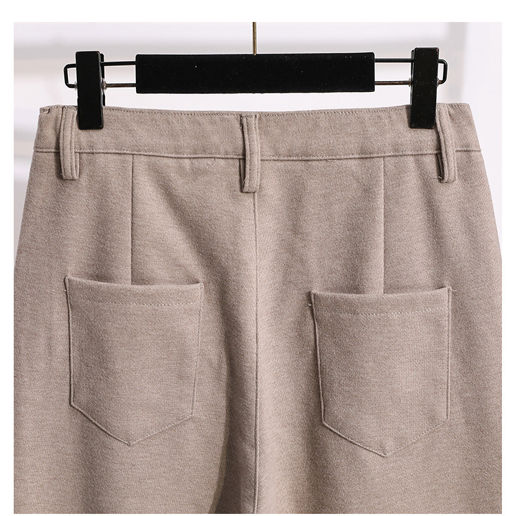 Title 5, Dames wollen broek met hoge taille, afslankend,...