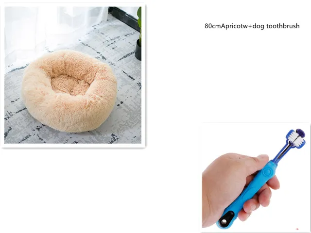1 random color toothbrush pet plush dog brush in addition to bad breath tartar dental care dog cat cleaning supplies 18Set - Shop at LoveMi
