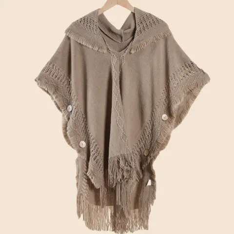Women's Autumn Winter Knit Travel Shawl