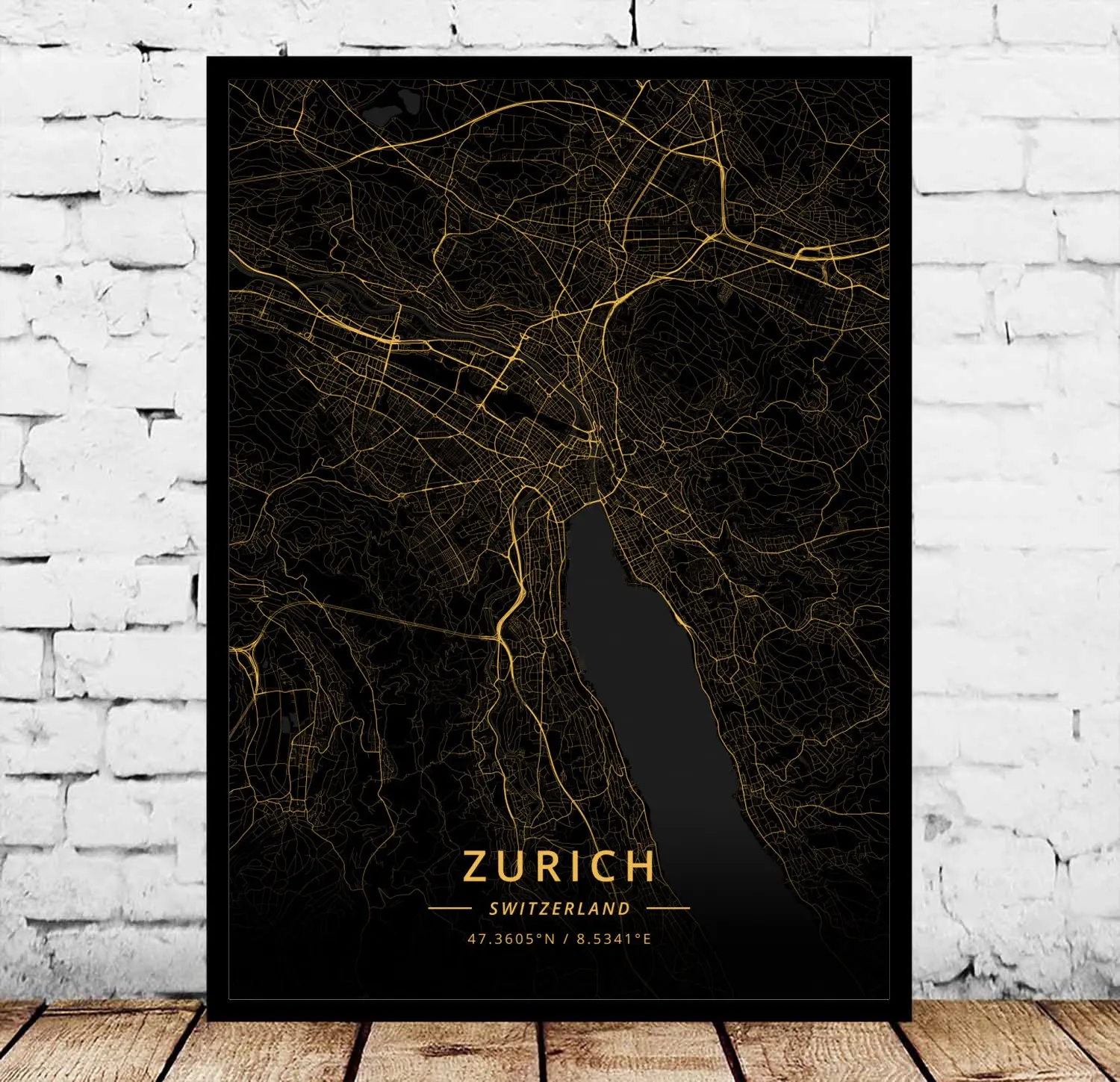Geneva Marseille Lugano St Gallen Switzerland Poster