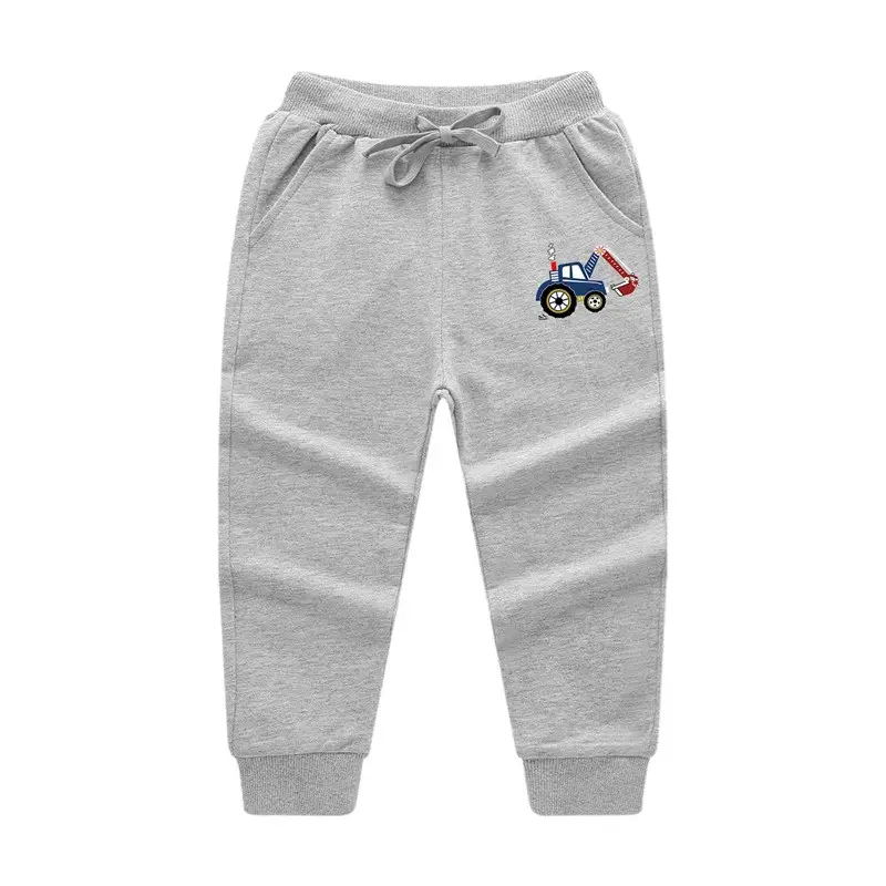 Boys' Solid Color Digger Print Sweatpants