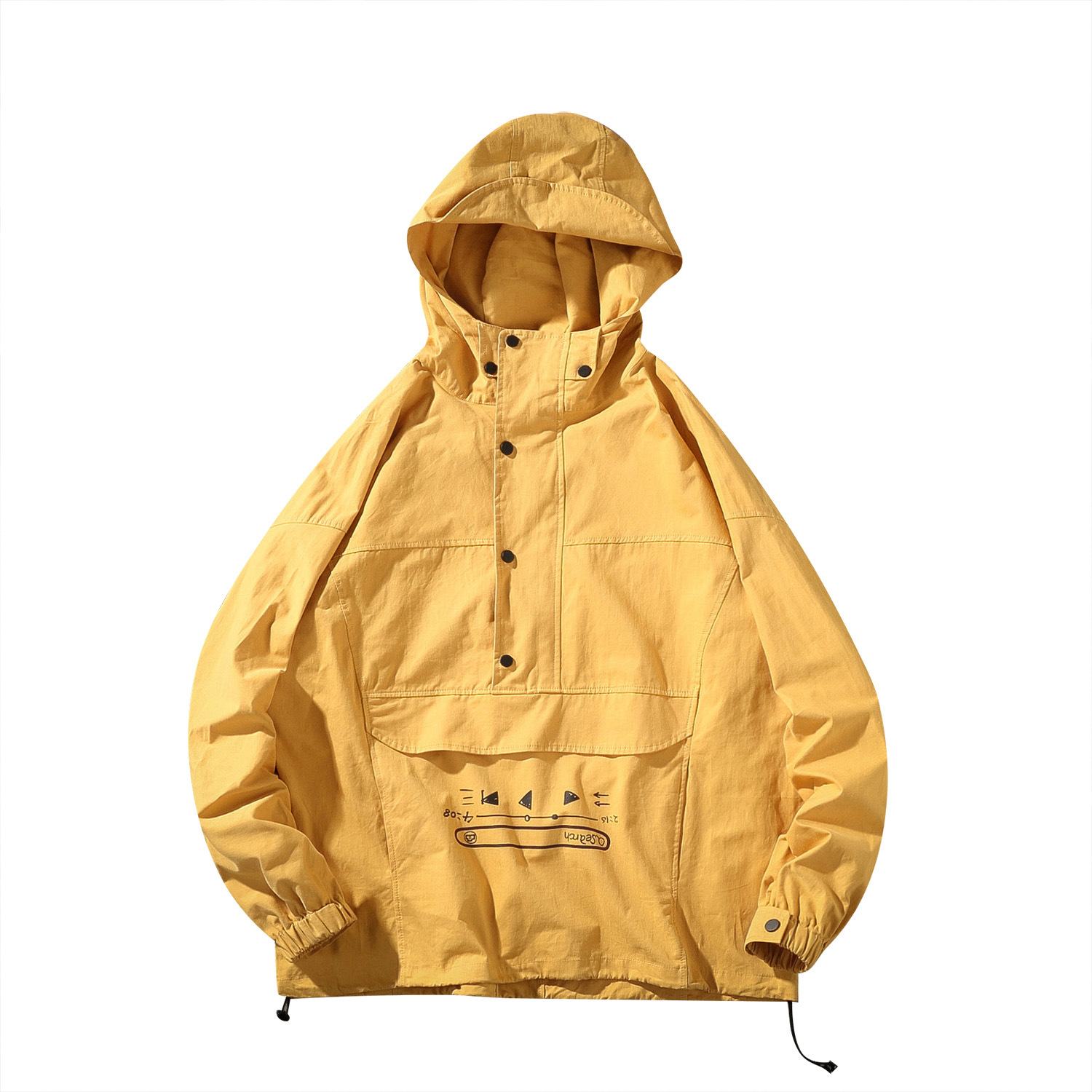 Title 6, Oversized hooded loose jacket