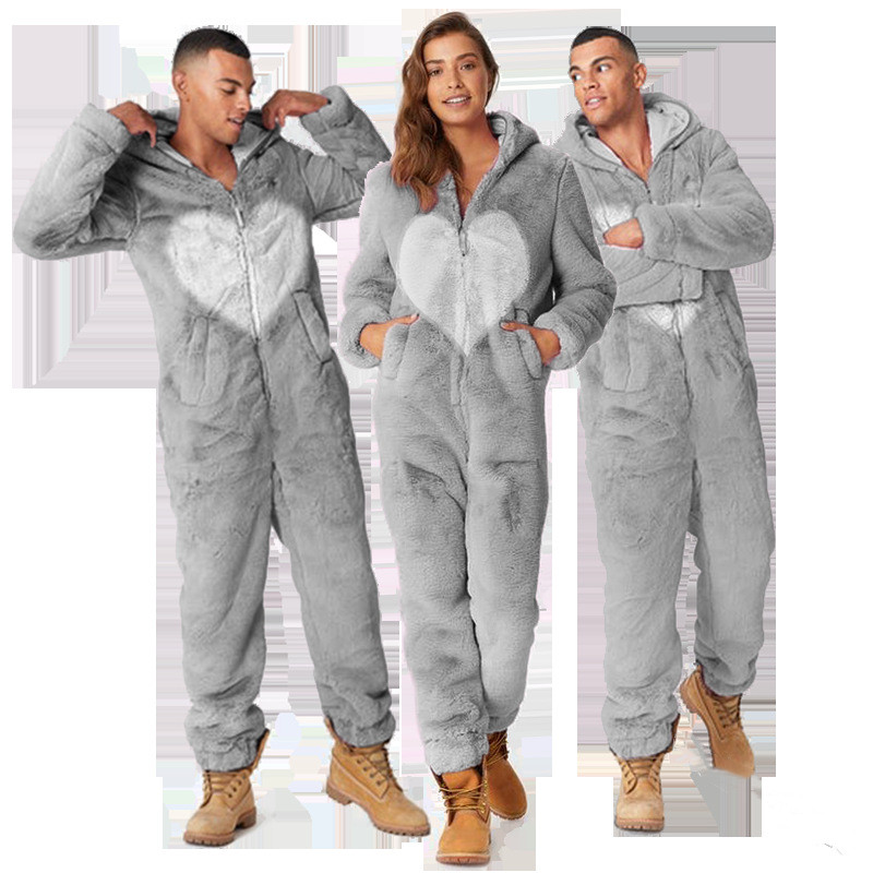 Solid Color Love Printed Casual Home Wear - Image 2