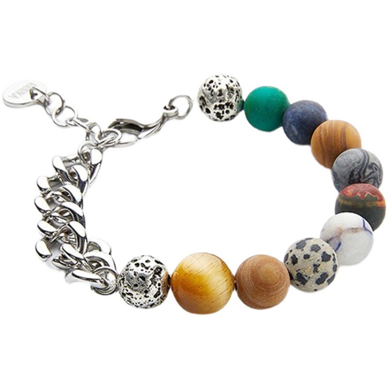 Fashion Street Hip-hop All-match Ins Planet Bracelet