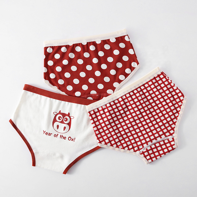 Title 3, Girls Underwear Cotton Triangle Boxer Shorts