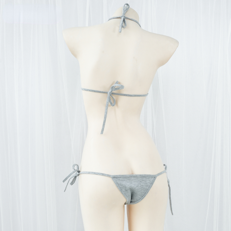 Women's Hooded Long Sleeved Sweater Bikini Suit