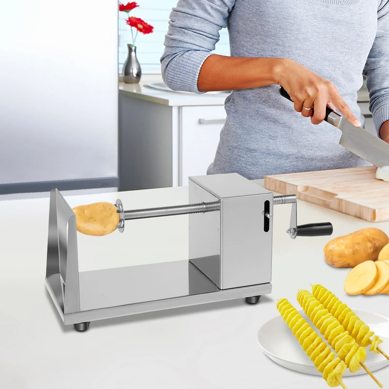 Stainless Steel Twister Potato Slicer Cutter Spiral Cutter Potato Chips Twister French Fry Vegetable Cutter — foto 3