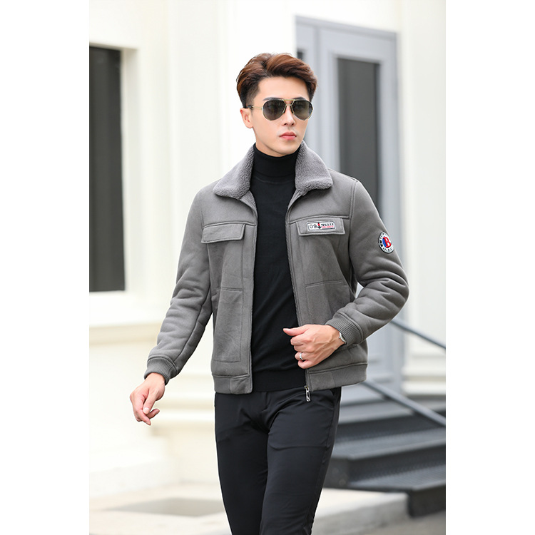 Men’s Jacket Warm Berber Fleece Clothing