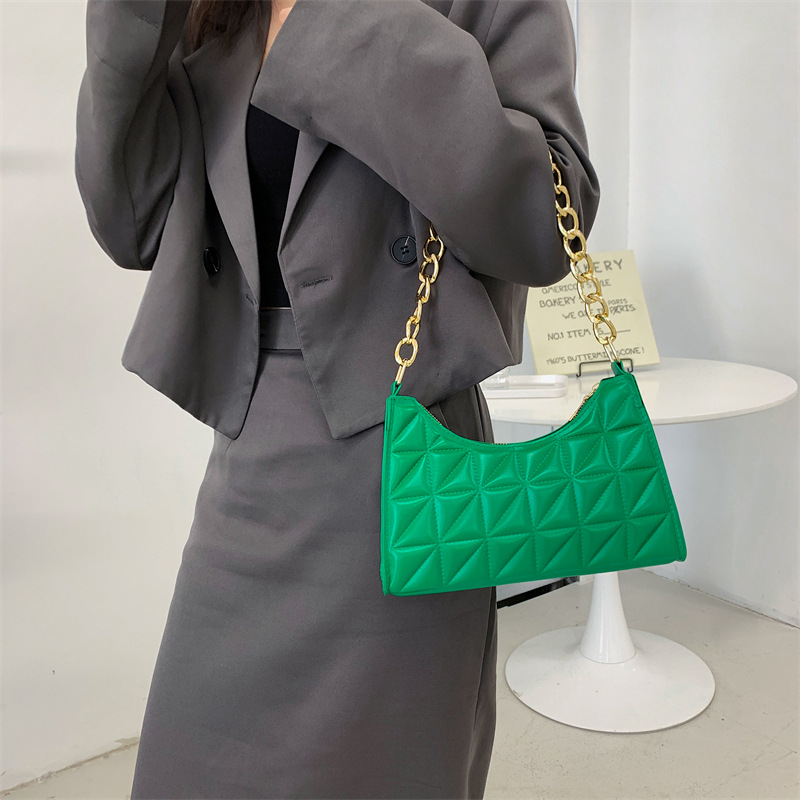 Women's Chain Handheld One Shoulder Small Square Bag
