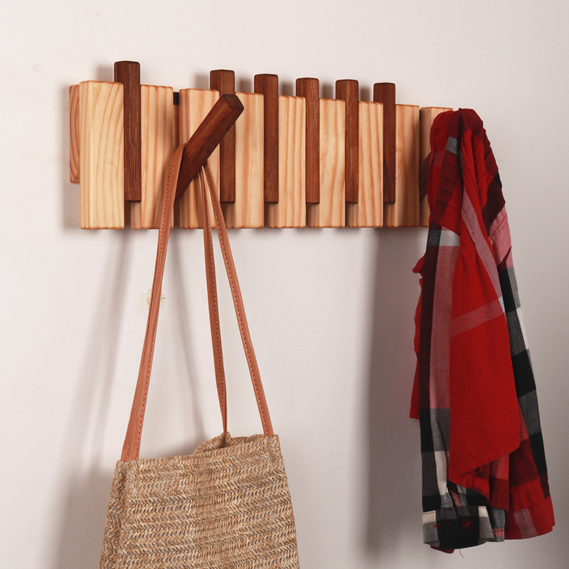 Solid Wood Creative Door Entrance Hanger