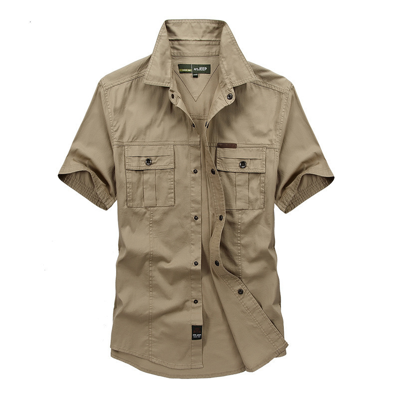 Casual Short-sleeved Shirt Trendy Half-sleeved Top