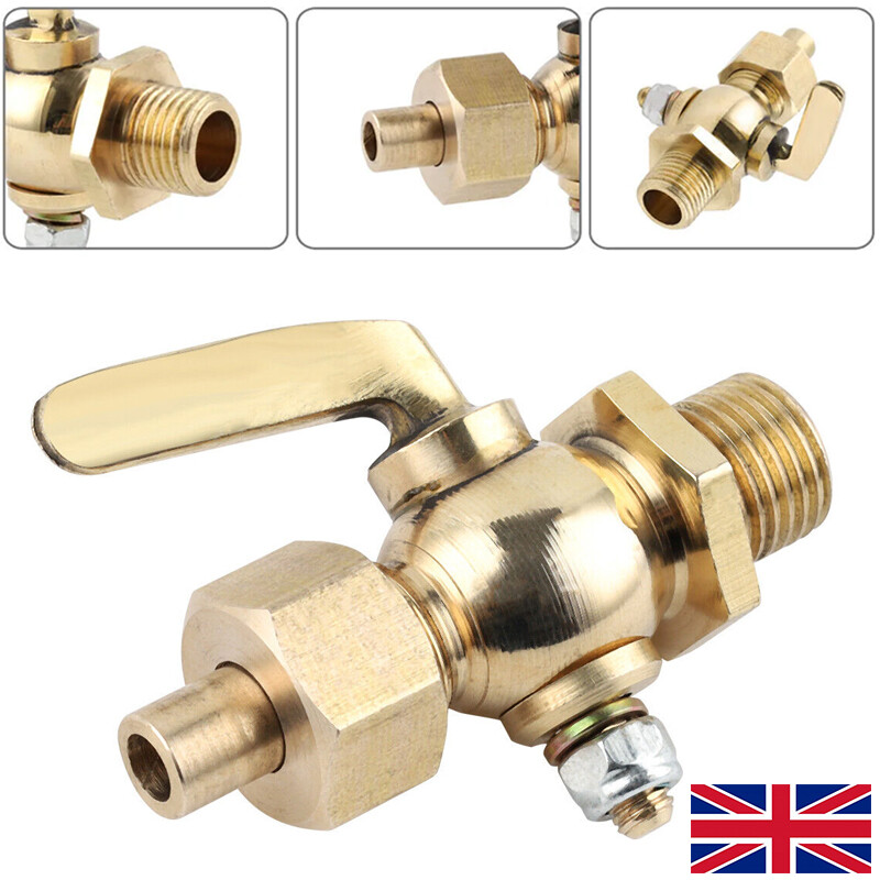NEW CLASSIC VINTAGE MOTORCYCLE BRASS PETROL FUEL TAP BSP 30005