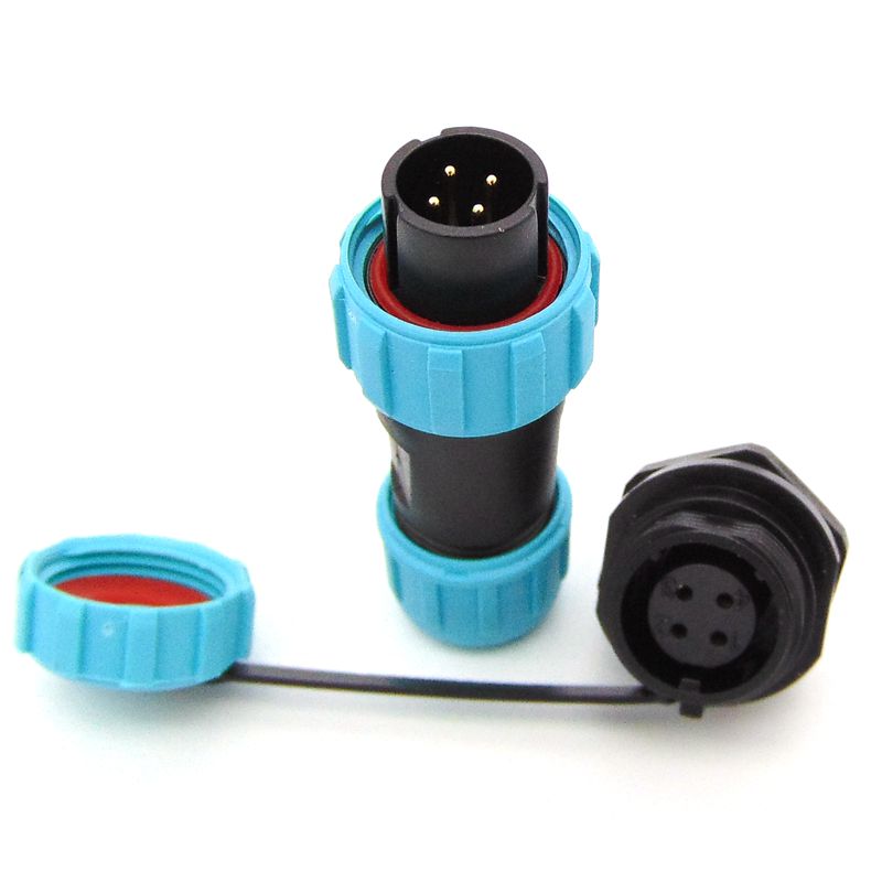 Title 4, IP68 waterproof aviation socket connector