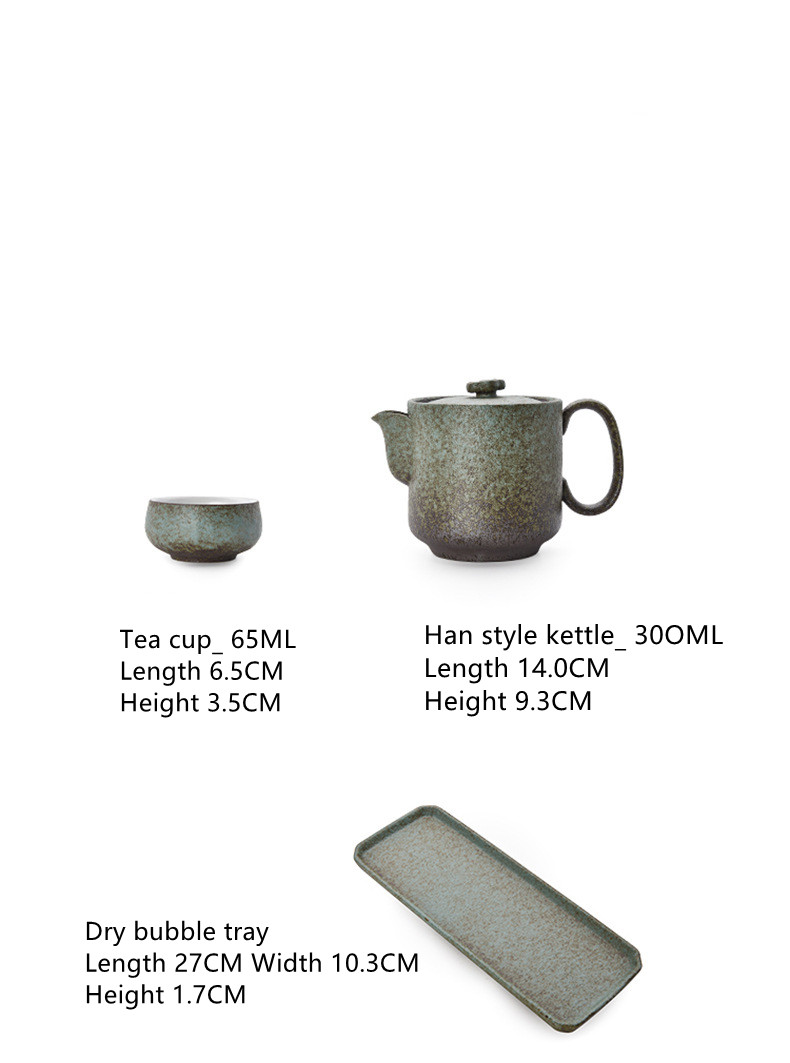 Title 1, Household Ceramic Frosted Teapot Tea Pot Mini Set