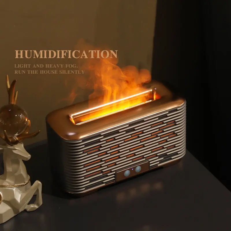 Flame Aroma Diffuser New Humidifier Desktop Large