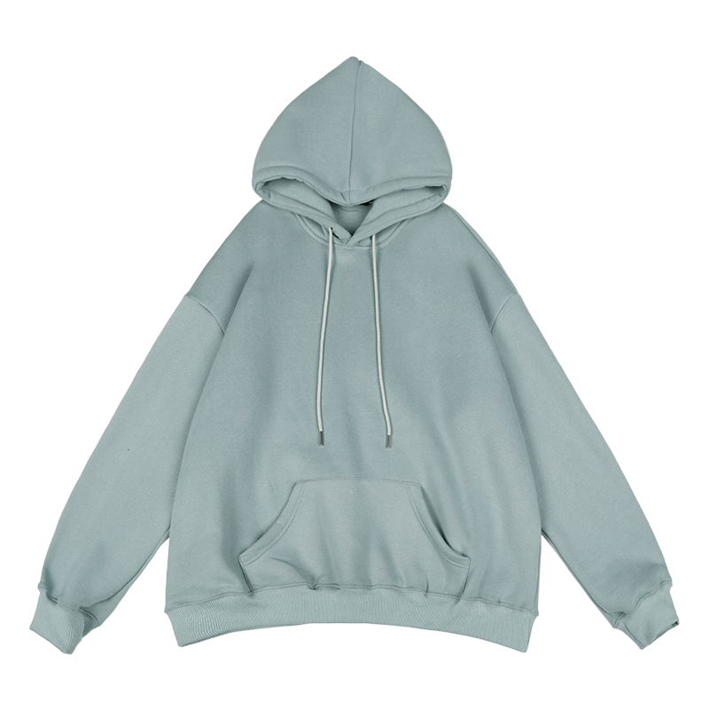 Title 1, Foam Printing Solid Color Hooded Plus Fleece Sw...