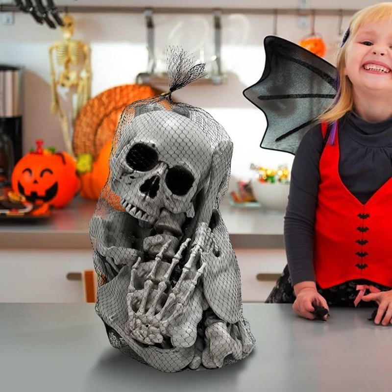 28X Bag Of Bones Human Skull Skeleton Halloween Scary