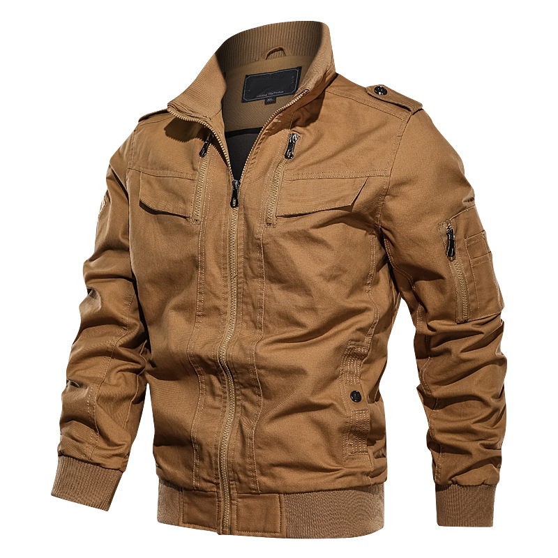 Title 6, Loose outdoor casual military work jacket